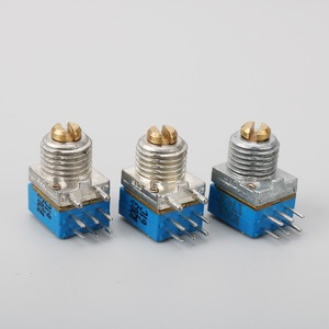 CustomizePotentiometer Manufacturer Supplies 08mm <strong>Dual</strong> Rotary <strong>Potentiometer</strong>, Audio Tuning <strong>Potentiometer</strong> - Product Image 2