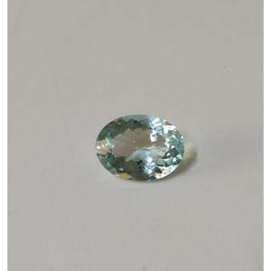 Piedra preciosa suelta de corte ovalado facetado de Aguamarina Natural de 0,70 quilates de alta calidad de 100% quilates para hacer joyas a los precios más baratos. A granel - Product Image 2