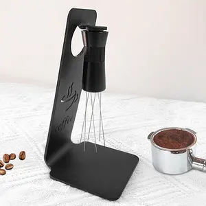 Espresso Distribution Tool Espresso Stirrer Tools Coffee Needle Distribution Tool with Stand
