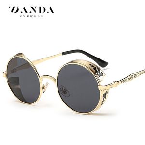 DANDA Round Sunglasses Full Rim <b>Mirror</b> Lenses UV400 Retro Style Unisex Model 881 - Product Image 1