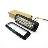 Feux stroboscopiques LED bleus clignotants homologués ECE R65, pour camion, grille de calandre, étanches IP67, 12-28V DC, neufs, garantie 2 ans