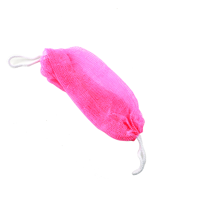Real African Exfoliating Sponge Long Loofah Net with Knots Nylon Body Wash Cloth Belt Type