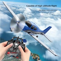 Avion RC à aile fixe EPP, modèle réduit SR22 4 canaux sans balais avec lumières LED