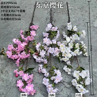 Bunga Sakura Jepang Buatan Realistis Warna Putih & Merah Muda untuk Dekorasi Rumah, Pernikahan, Pesta, dan Acara