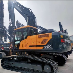 Excavatrice sur chenilles HX220L de 22 tonnes, pelle hydraulique lourde pour la construction d'infrastructure - Product Image 2