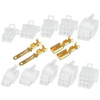 Kit assorti de crochets de borne de fil de 2.8mm 2 3 4 6 9 broches avec bornes mâles et femelles pour connecteurs électriques de voiture et de moto