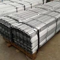 Matériaux de construction d'approvisionnement d'usine Coffrage à nervures élevées Fast-ez Coffrage permanent en métal à nervures HY galvanisé pour le béton