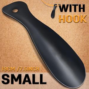 Chausse-pied en métal noir mat personnalisé de 7.5 pouces avec accessoire en acier inoxydable avec logo - Product Image 2