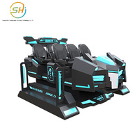 Cinéma VR à 6 places, équipement de réalité virtuelle 9D, équipement de jeu interactif multijoueur