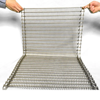 Banda Transportadora de Malla Espiral de Acero Inoxidable 304 de Grado Alimenticio, con Velocidad Ajustable, para Plantas de Manufactura