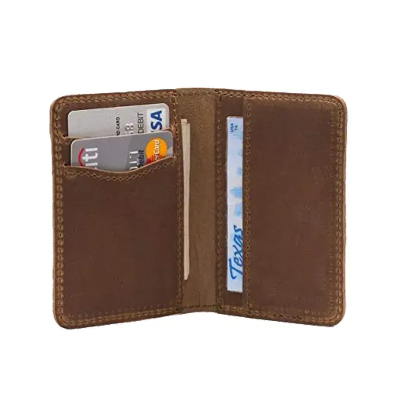 Portafoglio multifunzione personalizzato in vera pelle di mucca porta carte di credito porta carte di credito portafoglio da viaggio originale
