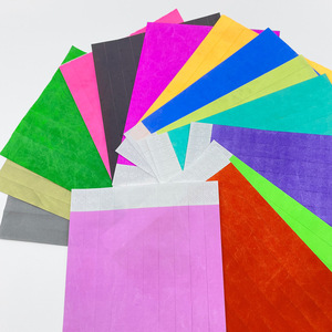 Bracelet Tyvek imprimable à jet d'encre couleur unie bon marché Bracelets en papier Tyvek étanche pour événements - Product Image 6