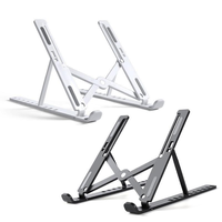 Support de tablette pour ordinateur portable réglable en hauteur, support de tablette pour ordinateur portable, support vertical en alliage d'aluminium, compatible