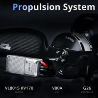 T-MOTOR VL8015 KV170 Waterproof Permanent Magnet Brushless 1200W BLDC Motor for Vtol UAV Fix-wing Multicopter Drones Accessories