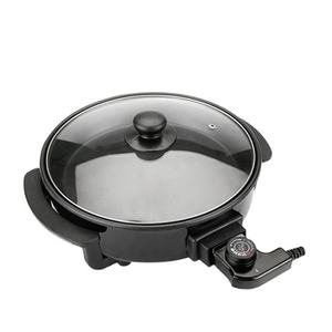 กระทะพิซซ่าไฟฟ้าแบบไม่ติดกระทะกระทะไฟฟ้าแบบไม่ติดกระทะควบคุมอุณหภูมิเครื่องครัวเตาย่างพิซซ่าทรงลึก - Product Image 6