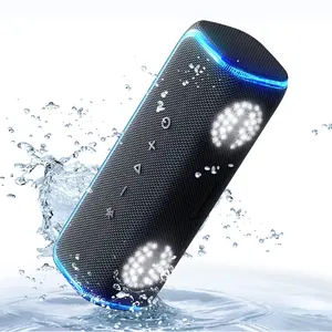 Kustomisasi F9 20W Musik Pesta Berkualitas Tinggi Desain Modis Portabel Speaker Bluetooth Nirkabel Subwoofer