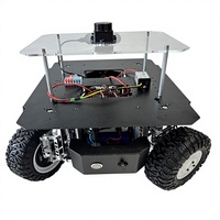 Plateforme de châssis robotique ROS 4x4 OEM avec caméra de profondeur LiDAR 360°, IMU 9 axes, 24V 10Ah, kit de développement UGV pour navigation autonome