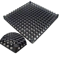 Grille de drainage alvéolée en PEHD, dalles de gazon en plastique emboîtables pour allées, parkings et aménagements extérieurs