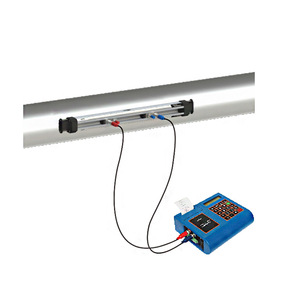 Tufポータブル超音波流量計クリア液体と下水外部クランプ型ヒートメーター水と油の測定用LCD - Product Image 4