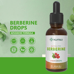 Suplementos de Berberina de Marca Privada, Gotas de Berberina con Moringa para Mejorar la Digestión - Product Image 4