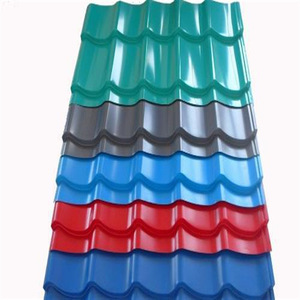 Tôle de toiture en acier galvanisé prélaqué ondulé de 0,32 mm, revêtement couleur <span class=keywords><strong>IBR</strong></span> Chromadek 1 pour la construction, découpe BIS - Product Image 1