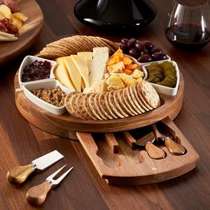 Planche à fromage en bambou planche à découper ensemble fruits légumes trancheuse Laser <span class=keywords><strong>maison</strong></span> réchauffement nouvelle <span class=keywords><strong>maison</strong></span> mariage anniversaire fête des mères cadeaux - Product Image 6