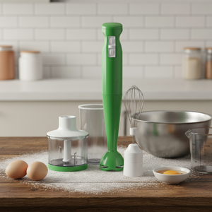 2026 China Fabriek Groothandel Bestseller Huishoudelijke Staafmixer 200W RVS 2 Snelheden met Hakmes - Product Image 2