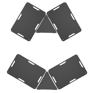 SM-IGT46 Soloman tavolo pieghevole all'aperto stile moderno in lega di alluminio Design tattico mobili da esterno cucina palestra Picnic pranzo - Product Image 3