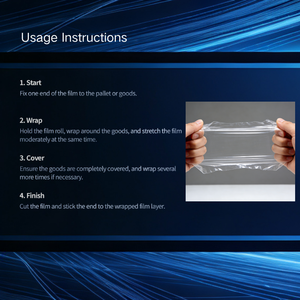 Рулонная стрейч-пленка из LLDPE, высокопрочная (более 250 МПа), машинная, прозрачная, пылезащитная, для мягкой упаковки - Product Image 6
