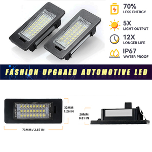 Luz LED para Matrícula de Coche, Accesorio para Audi A4, B8, A5, S5, TT, Q5, Golf, MK6, Jetta, Passat B6, Sharan Touareg, Seat Alhambra, <span class=keywords><strong>Ibiza</strong></span>, 2 Unidades - Product Image 4