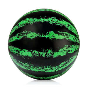 ของเล่นโปรโมชั่นแบบกำหนดเอง ลูกบอลชายหาดแตงโมพีวีซีขนาด 9 นิ้ว ลูกบอลน้ำเป่าลม ของเล่นเป่าลมสำหรับสระว่ายน้ำ - Product Image 5