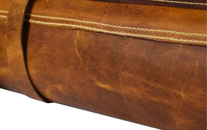 OEM personnalisé en <span class=keywords><strong>cuir</strong></span> véritable voyage multifonction <span class=keywords><strong>couteau</strong></span> de chef étui à roulettes - Product Image 4