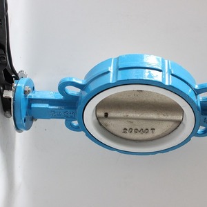 Vanne papillon Longyao Shuangyong D71F4-16Q en acier inoxydable 304, type sandwich, pour l'industrie chimique - Product Image 4
