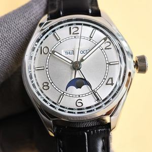 นาฬิกาข้อมืออัตโนมัติคุณภาพสูงสไตล์เรโทรอเนกประสงค์ พร้อมปฏิทินถาวร กันน้ำ หรูหรา - Product Image 3