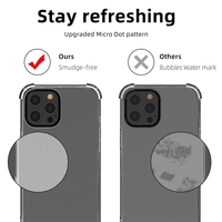 Nouveau gros étuis souples transparents étui de téléphone portable en TPU Transparent pour iPhone 12 Mini Pro Max 5.4 6.1 6.7 pouces 11 Pro Max 6 7 8 Plus