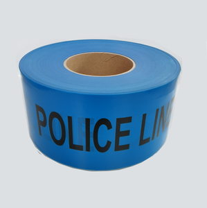 Blue <b>White</b> Checkered PE Safety Warning <b>Tape</b> 50mm Width 6mil Thickness Hazard Caution <b>Tape</b> - Product Image 3