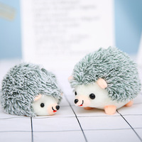 Porte-clés en peluche hérisson mignon, mini pendentif pour sac d'école pour enfants, anneau porte-clés, animal en peluche, ornement suspendu, vente en gros d'usine