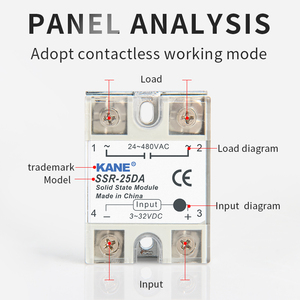 凯恩福泰克微型固态继电器SSR-10DA 25DA 40DA 60DA 80DA单相温度控制器模块 - Product Image 3