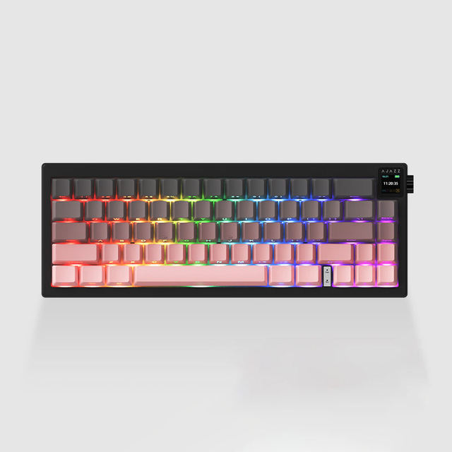 New AJAZZ AK650 3-mode Mechanical Keyboard with USB RGB Custom Hot-swappable Switches for Gaming and Office Use