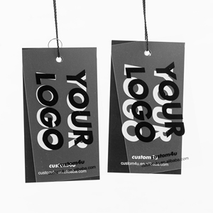 <strong>Custom</strong> Apparel Hang <strong>Tags</strong> Garment Paper Cardboard Cloth <strong>Print</strong> Brand Logo Clear Clothing Hang <strong>Tags</strong> Pvc <strong>Swing</strong> <strong>Tags</strong> for Clothes - Product Image 6