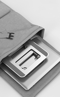Support pliable en alliage d'aluminium durable de 11 à 17.3 pouces pour ordinateur portable et tablette Design élégant en métal pour une utilisation à domicile et au bureau