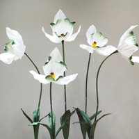 Ensembles de fleurs artificielles géantes en tulipes très vendues, fleurs artificielles en mousse EVA pour la décoration de fête