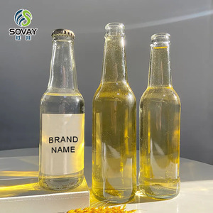 Hot Bán Rõ Ràng 250Ml 330Ml Rỗng Glass Bia Chai Cho Rượu Vang Lấp Lánh Nước Trái Cây Rượu Đồ Uống Với Kim Loại Vương Miện Cap - Product Image 2