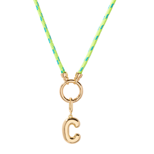 Gemnel 925 collar <span class=keywords><strong>de</strong></span> moda <span class=keywords><strong>de</strong></span> plata esterlina <span class=keywords><strong>Cadena</strong></span> <span class=keywords><strong>de</strong></span> cuerda <span class=keywords><strong>trenzada</strong></span> 14K chapado en <span class=keywords><strong>oro</strong></span> letra inicial encanto colgante personalizar joyería - Product Image 1