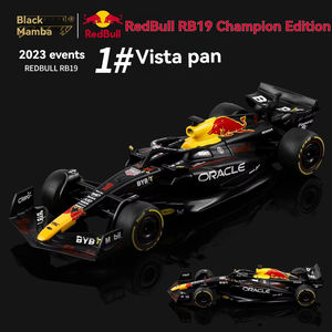 Modèle de voiture de course <span class=keywords><strong>F1</strong></span> <span class=keywords><strong>Red</strong></span> <span class=keywords><strong>Bull</strong></span> RB19 en alliage de zinc HMB Diecast <span class=keywords><strong>1</strong></span>:<span class=keywords><strong>43</strong></span> avec roues mobiles à roulement libre, jouet d'exposition à collectionner - Product Image 3