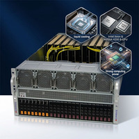 NVI HGX H200 H100 8-GPU AI 服务器 Supermicro 821GE-TNHR 8U 双槽位第 5 代 Intel Xeon AI 计算服务器