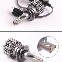 Nouvelles ampoules de phares LED OEM ODM C6 H1 H4 H7 H11 9005 9006 9012 6000K 55W à 3 caloducs, Plug & Play, pour éclairage automobile, vente en gros