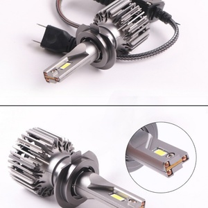 Newest Wholesale OEM ODM C6 H1 H4 H7 H11 9005 9006 9012 6000K 55W 3 Heat Pipe LED Headlight Bulbs Plug Play Auto Lights - Product Image 2