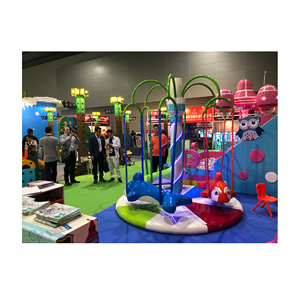Équipement de terrain de jeu intérieur Dolphin Softplay avec fonction rotative, construction en bois pour parc d'attractions pour enfants - Product Image 2