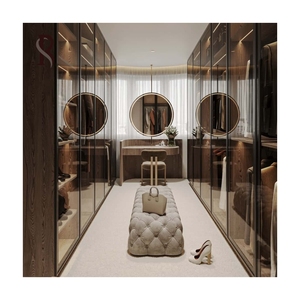 Di fascia alta americana moderna cabina armadio Organizer in stile Rady personalizzato armadio da camera da letto Freestanding armadio per soggiorno - Product Image 3